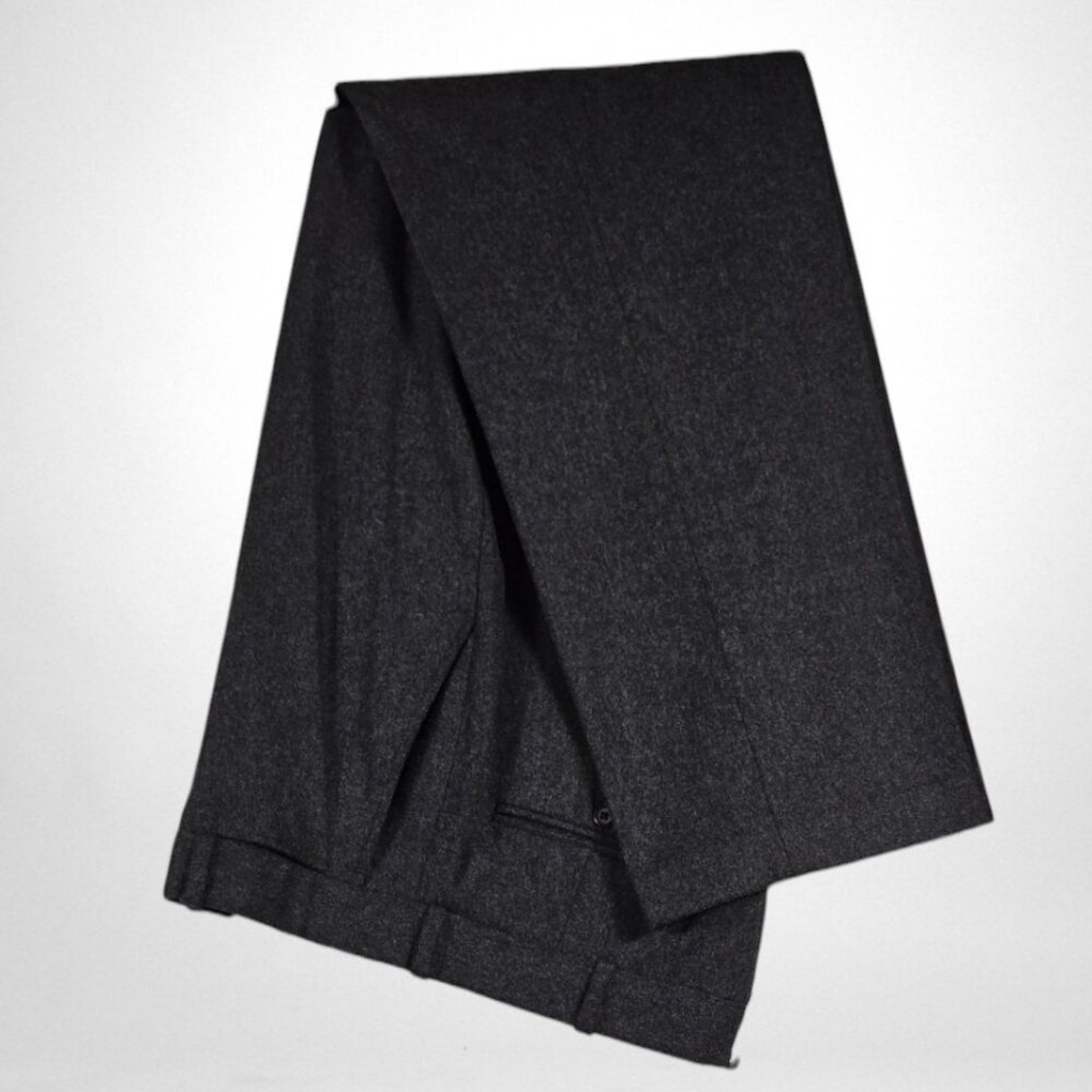 Polo by Ralph Lauren Size 34/32 Men's Dress Pants Wool Flannel Dark Gray - Picture 8 of 8